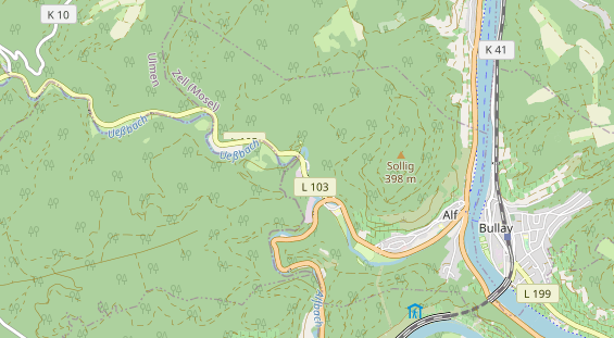 wedding venue on map