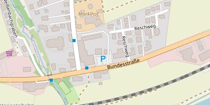 Hochzeitslocation auf Satellitenbild