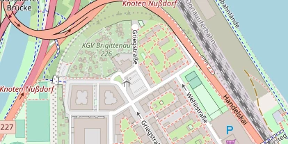 Hochzeitslocation auf Satellitenbild