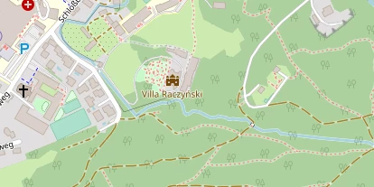 Hochzeitslocation auf Satellitenbild