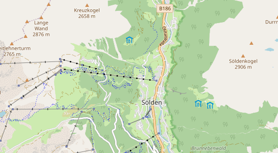 Trouwlocatie op kaart