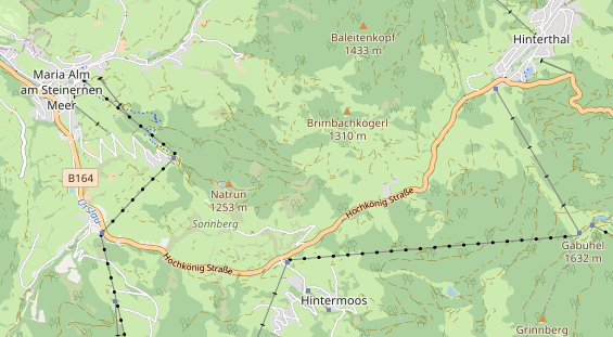 Lieu de mariage sur la carte