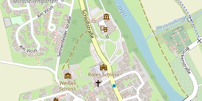 Hochzeitslocation auf Satellitenbild