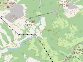Hochzeitslocation auf Karte