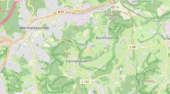 wedding venue on map