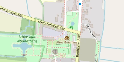 Hochzeitslocation auf Satellitenbild