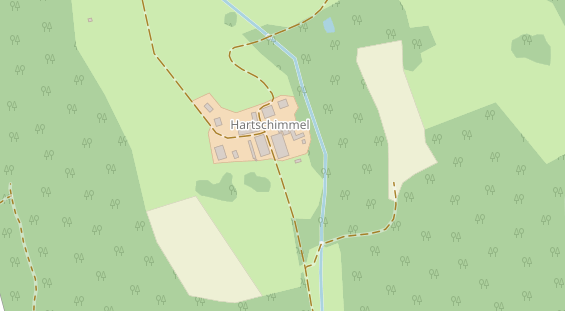 Hochzeitslocation auf Satellitenbild