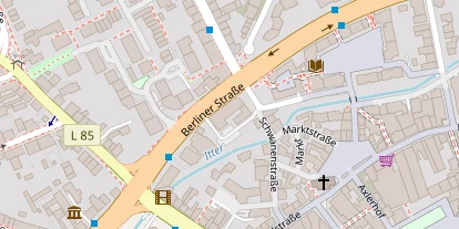 Hochzeitslocation auf Satellitenbild