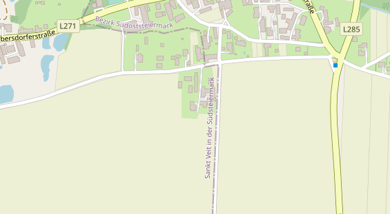 Hochzeitslocation auf Satellitenbild