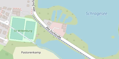 Hochzeitslocation auf Satellitenbild