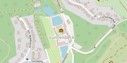 Hochzeitslocation auf Satellitenbild