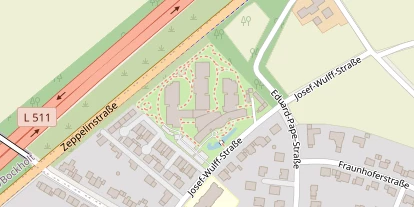 Hochzeitslocation auf Satellitenbild