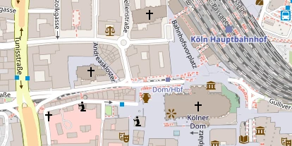 Hochzeitslocation auf Satellitenbild