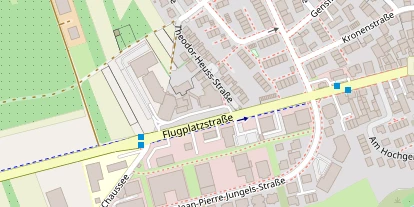 Hochzeitslocation auf Satellitenbild