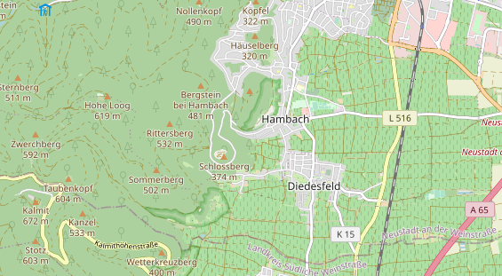 Trouwlocatie op kaart