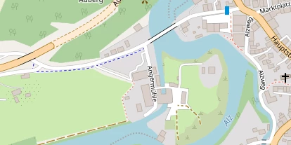 Hochzeitslocation auf Satellitenbild