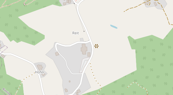 Hochzeitslocation auf Satellitenbild