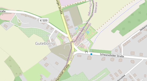 Hochzeitslocation auf Satellitenbild