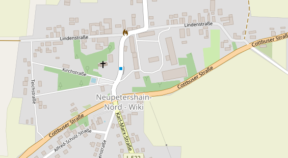 Hochzeitslocation auf Satellitenbild