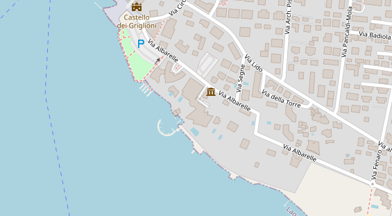 Hochzeitslocation auf Satellitenbild