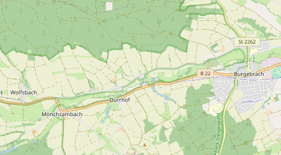 wedding venue on map