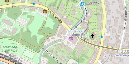 Hochzeitslocation auf Satellitenbild