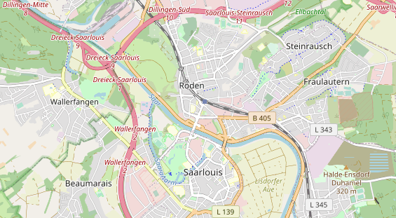 Hochzeitslocation auf Karte