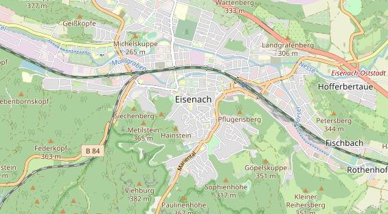 wedding venue on map