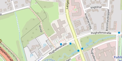 Hochzeitslocation auf Satellitenbild