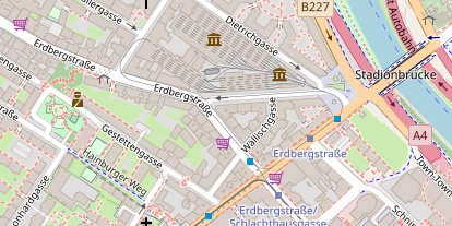 Hochzeitslocation auf Satellitenbild