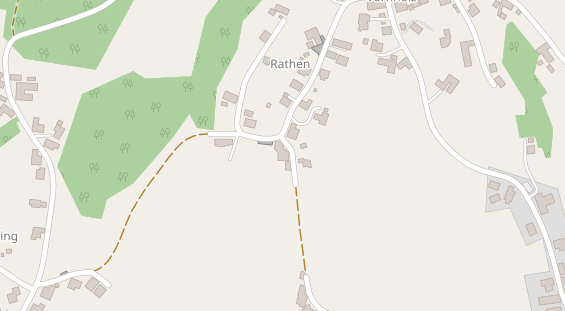 Hochzeitslocation auf Satellitenbild