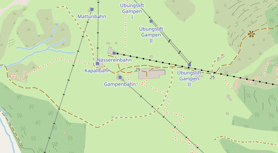 Hochzeitslocation auf Satellitenbild