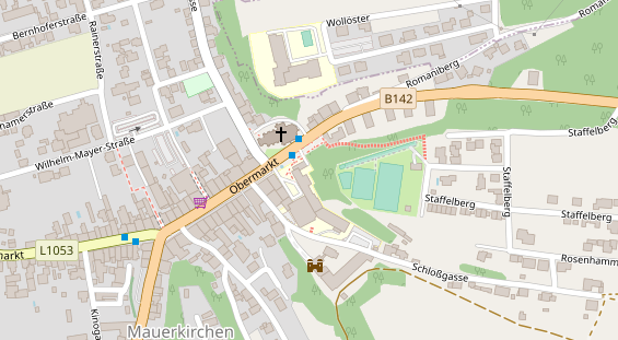 Hochzeitslocation auf Satellitenbild