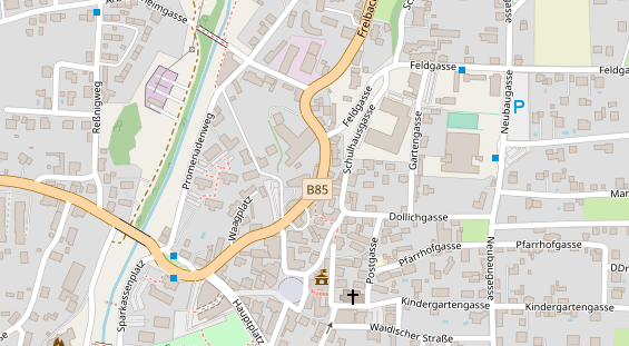 Hochzeitslocation auf Satellitenbild