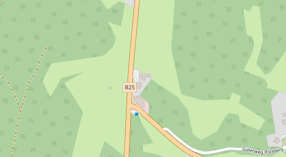 Hochzeitslocation auf Satellitenbild