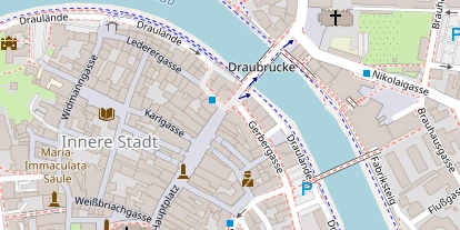 Hochzeitslocation auf Satellitenbild