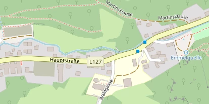 Hochzeitslocation auf Satellitenbild
