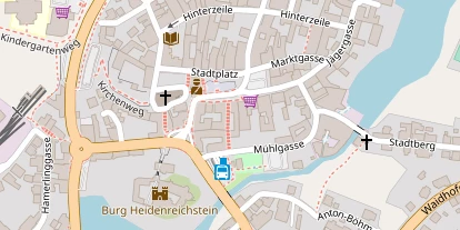 Hochzeitslocation auf Satellitenbild