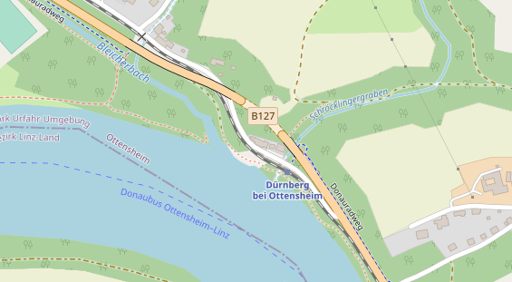 Hochzeitslocation auf Satellitenbild