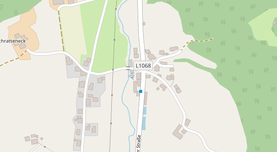 Hochzeitslocation auf Satellitenbild