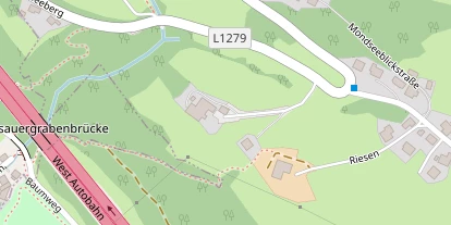 Hochzeitslocation auf Satellitenbild
