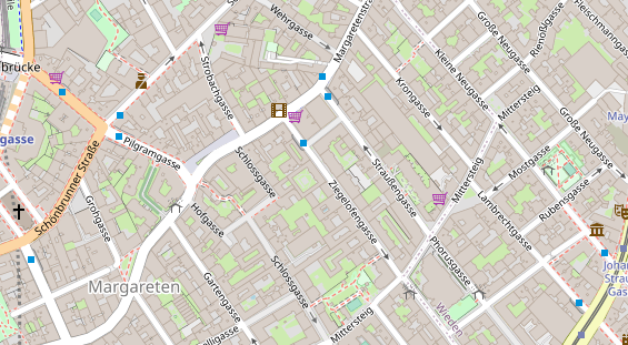 Hochzeitslocation auf Satellitenbild