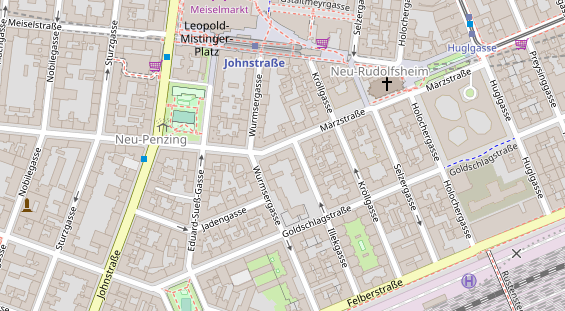 Hochzeitslocation auf Satellitenbild