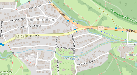 Hochzeitslocation auf Satellitenbild