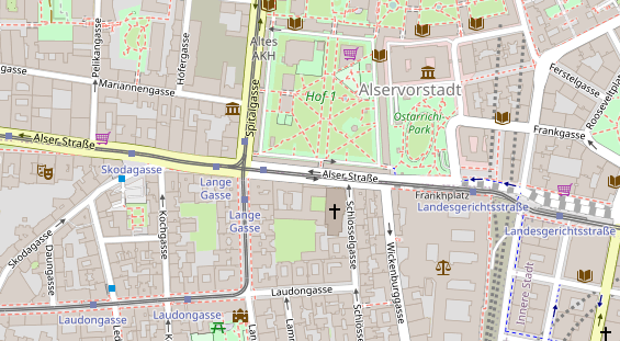 Hochzeitslocation auf Satellitenbild