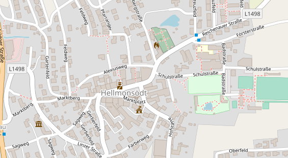 Hochzeitslocation auf Satellitenbild