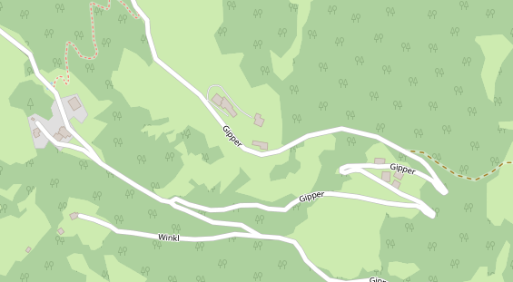 Hochzeitslocation auf Satellitenbild