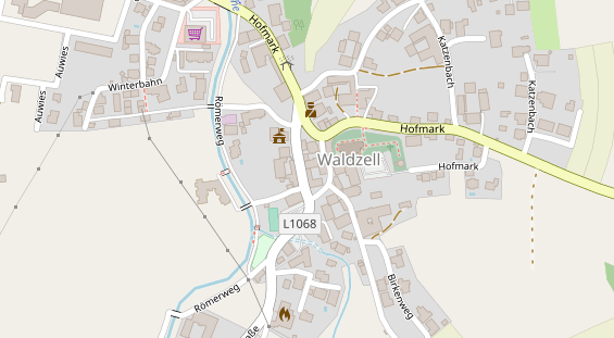 Hochzeitslocation auf Satellitenbild