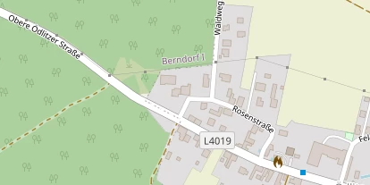Hochzeitslocation auf Satellitenbild