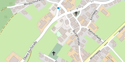 Hochzeitslocation auf Satellitenbild